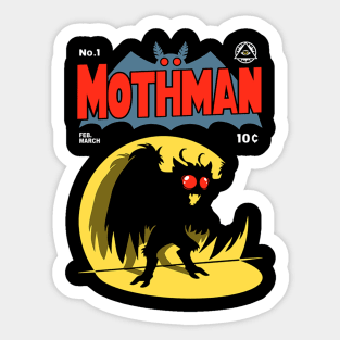 Mothman Logo Sticker